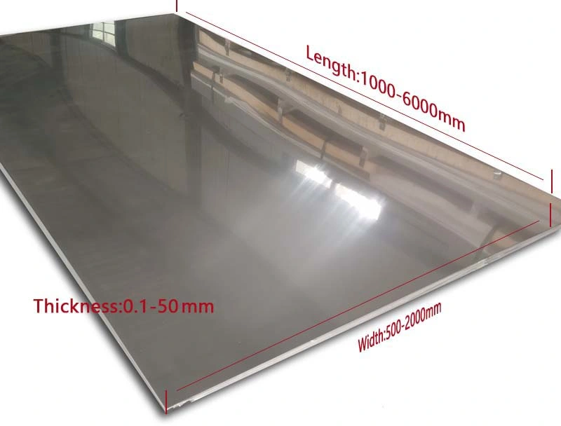 Hight Quality Stainless Steel Sheet 2b/Ba/Hl/No.1/No.3/No.4/8K Hot Cold Rolled AISI201 202 304 304L 316 316L 310 321 410 420 441 439 409L Stainless Steel Plate